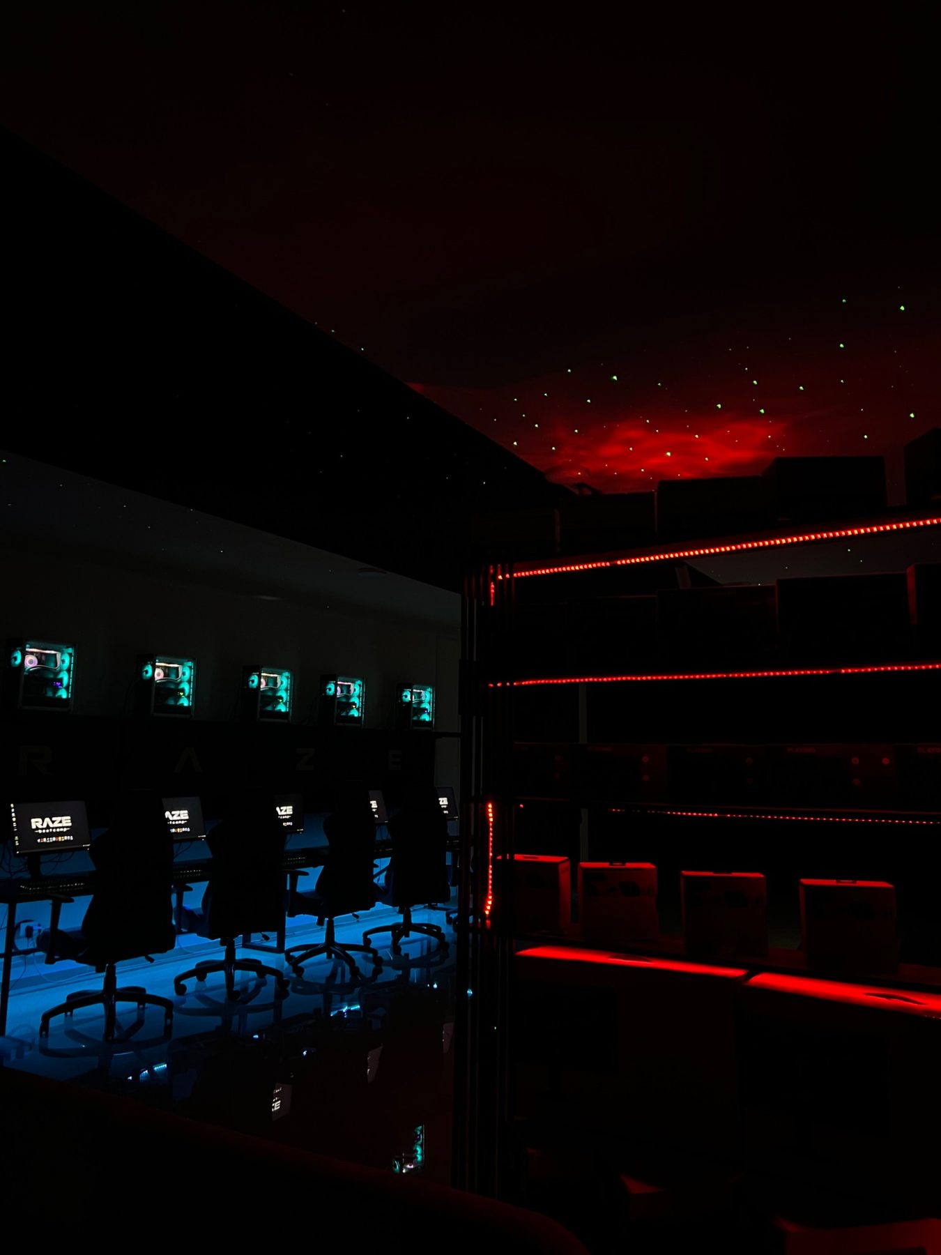 Night mode RAZE Bootcamp